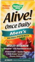 NATURE'S WAY: Alive Once Daily Men's Multi-Vitamin, 60 tablets