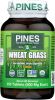 PINES WHEAT GRASS: Organic Wheat Grass 500 mg, 250 Tablets