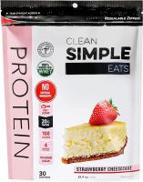 CLEAN SIMPLE EATS: Protein Pwder Strawberry, 36 oz