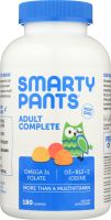 SMARTYPANTS: Adult Complete Gummies with Multivitamin + Omega 3 + Vitamin D, 180 Gummies