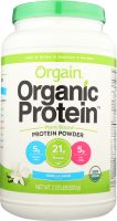 ORGAIN: Organic Protein Plant Based Powder Sweet Vanilla Bean, 2.03 lb