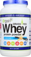 ORGAIN: Whey Protein Powder Vanilla Bean, 1.82 lb