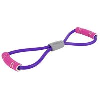 Stretch Band Rope Arm Stretcher Latex Arm Resistance Fitness Exercise Pilates Yoga Workout Home Gym Resistance Bands Fitness Tool - purple band