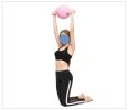 Weight Kettle Bell Water Filled Adjustable Ladies Dumbbells Workout Tool with 2 Handles for Multiple Grip - pink