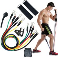 Fitness Exercise Resistance Bands Latex Tubes Yoga Workout Elastic Pull Rope Set - 1 Set