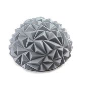 Polygonal Design Massage Ball Balancing Pods Half Round Yoga Balance Massager Ball for Children and Adults Fitness Exercise Gym Pods - gray