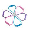 Stretch Band Rope Arm Stretcher Latex Arm Resistance Fitness Exercise Pilates Yoga Workout Home Gym Resistance Bands Fitness Tool - pink band