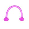 Yoga Pilates Elastic Pull Rope Gym Fitness Workout Silicone Resistance Band - Purple