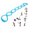 Resistance Bands 7 Ring Stretch Exercise Band, Arm, Shoulders, Foot, Leg, Butt Fitness, Yoga Stretching, Home Gym Physical Therapy Band - 7hole blue
