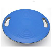 Fitness Training Anti-Slip Yoga Plastic Balance Board Plate Dance Balance Plate Taiji Plate Sense Coordination Function Exercise - blue