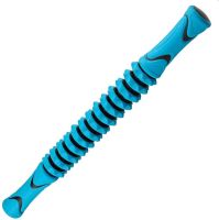 Roller Stick for Sore and Tight Muscles, Massager, 3D Muscle Roller Stick, Massage Stick for Full Body Fitness Sports - blue roller