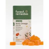 FOREST REMEDIES: Omega 369 Orange Blossom Gummies, 30 ea