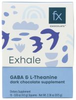 FX CHOCOLATE: Exhale Dark Chocolate, 15 pc