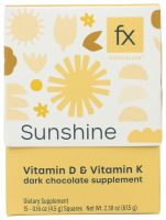 FX CHOCOLATE: Sunshine Dark Chocolate, 15 pc