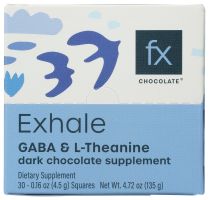 FX CHOCOLATE: Exhale Dark Chocolate, 30 pc