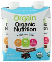 ORGAIN: Smooth Chocolate Nutritional Shake 4Pk, 44 fo