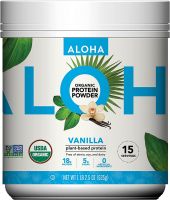ALOHA: Organic Vanilla Protein Powder, 1 lb