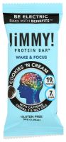 JIMMYBAR: Cookies 'N Cream Protein Bar, 2.05 oz